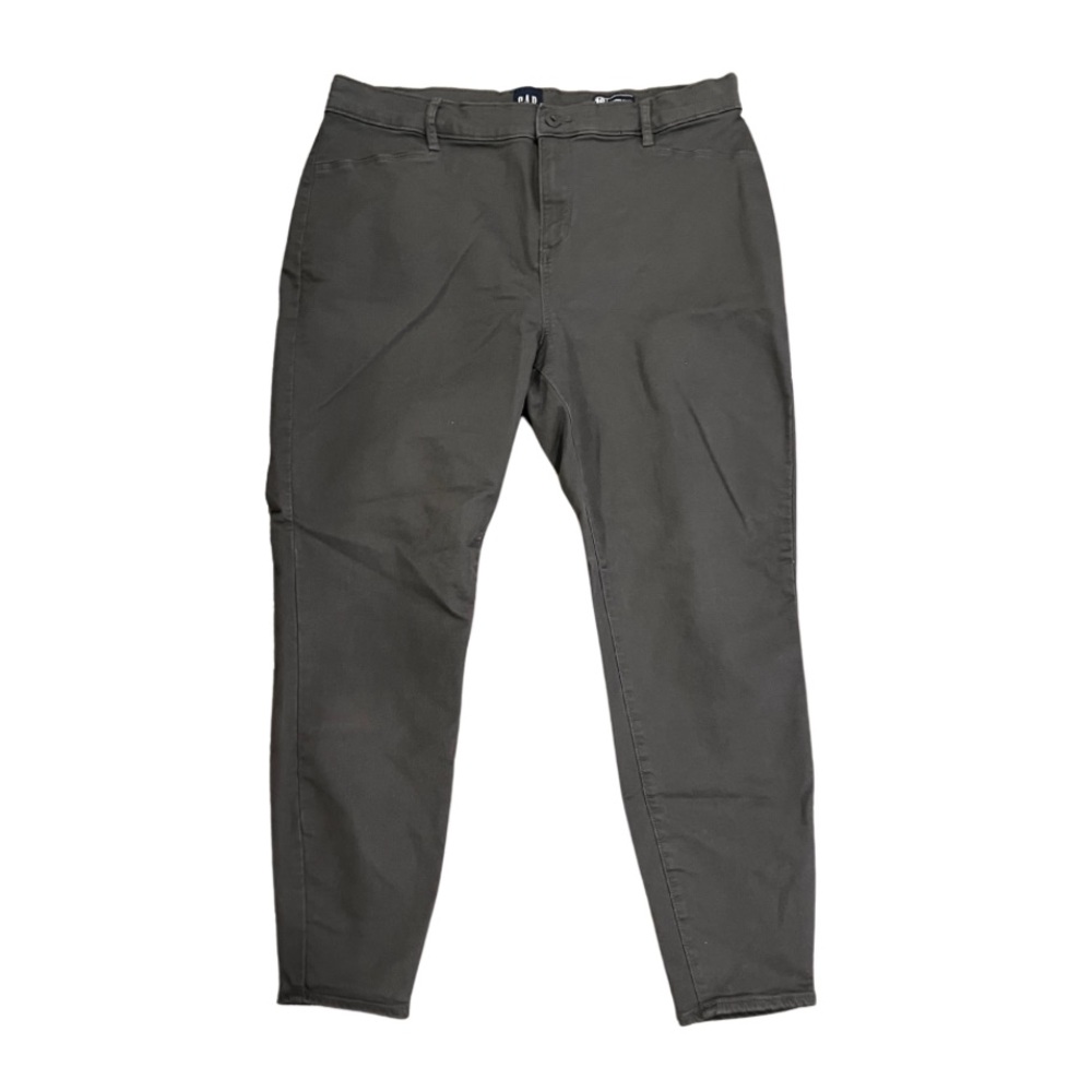 GAP stretch skinny pants charcoal grey size 16